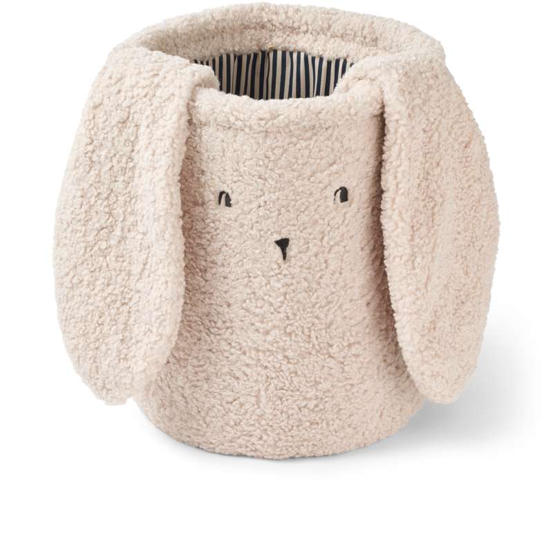 Liewood Morley Rabbit Pile Basket - Mist