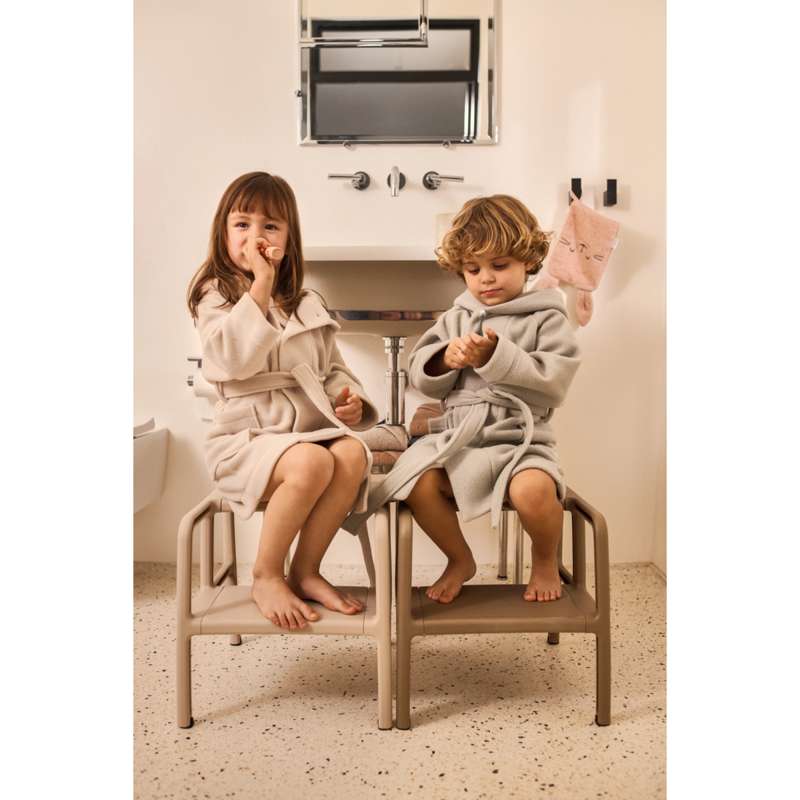 Liewood Minik Bear Fleece Badekåbe - Sandy