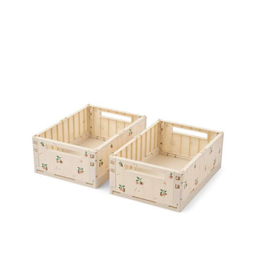 Liewood Weston Opbevaringsboks - Medium - 2-pak - Peach/Sea Shell