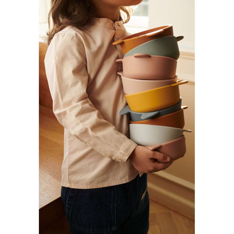 Liewood Iggy Sæt m. Miniskåle - 4 pak - Silikone - Rose Mix