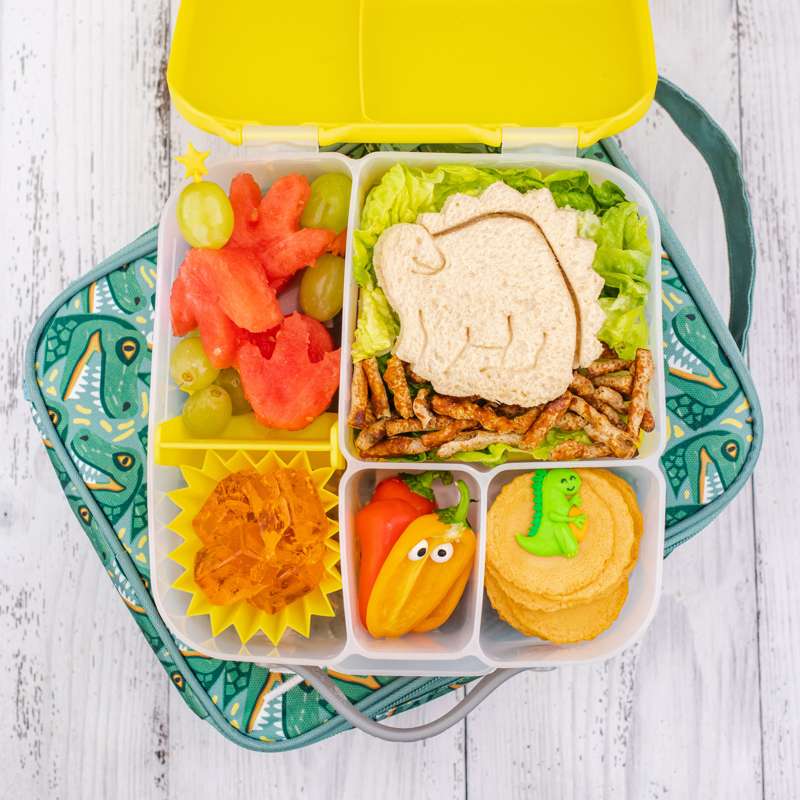 Lunch Punch Jumbo Cups - Silikoneforme til Madkassen - Yellow