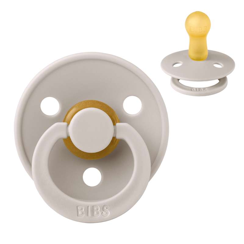 BIBS Rund Colour Sut - Str. 2 - Naturgummi - Mushroom
