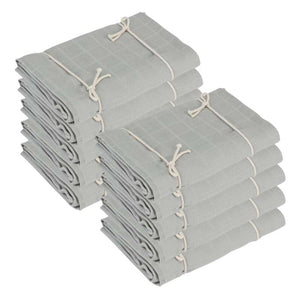 Oh'Naturel Økologiske Stofbleer - 10-pak - Dove