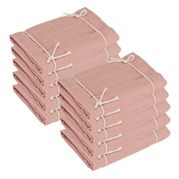 Naturebaby Økologiske Stofbleer/Minisvøb - 10-pak - Rose