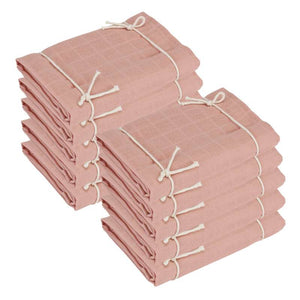 Oh'Naturel Økologiske Stofbleer/Minisvøb - 10-pak - Rose