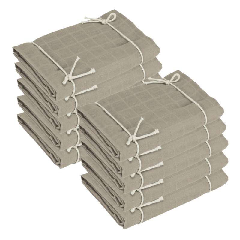 Oh'Naturel Økologiske Stofbleer - 10-pak - Lotus