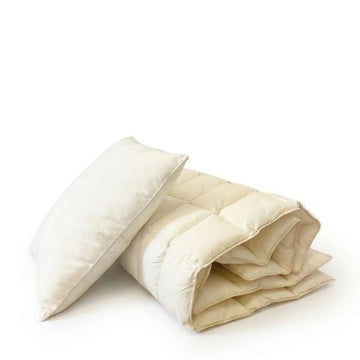 Oh'Naturel Økologisk Sampak - Dyne og Pude m. Fiberfyld - 100x140 cm. - Junior