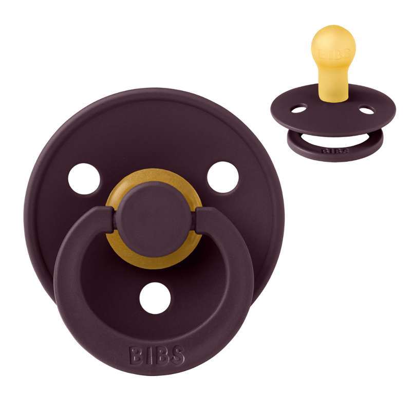 BIBS Pacifier Colour Latex Size 1 Plum