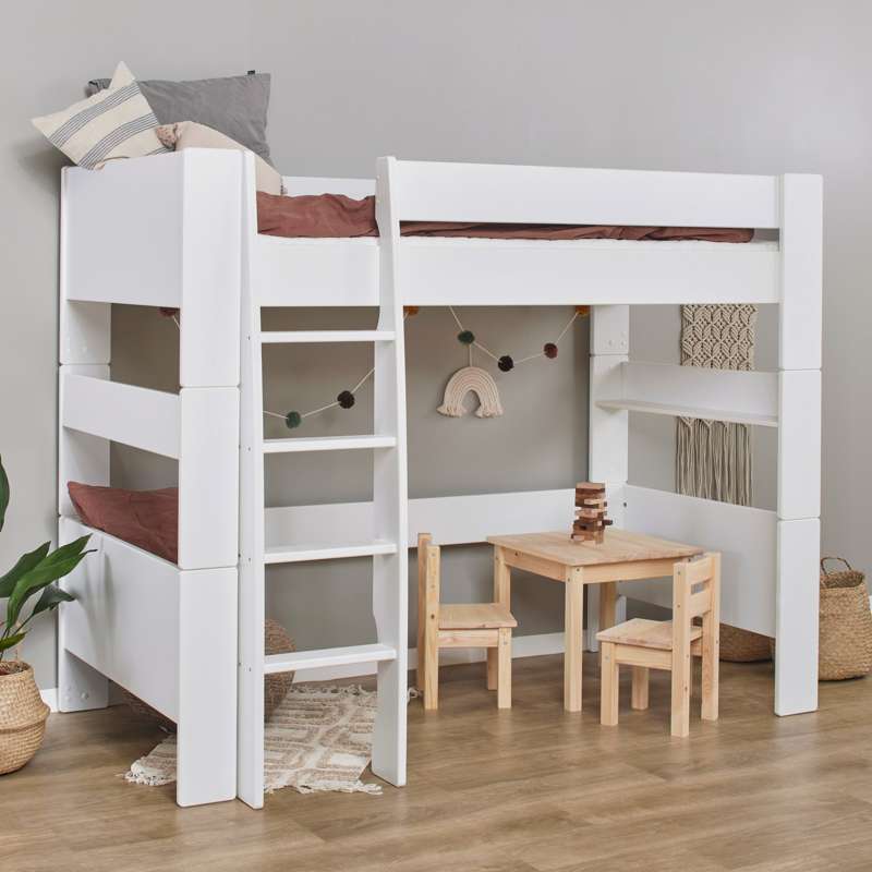 Hoppekids PURE - Højseng Modul - 90x200 cm - Hvid