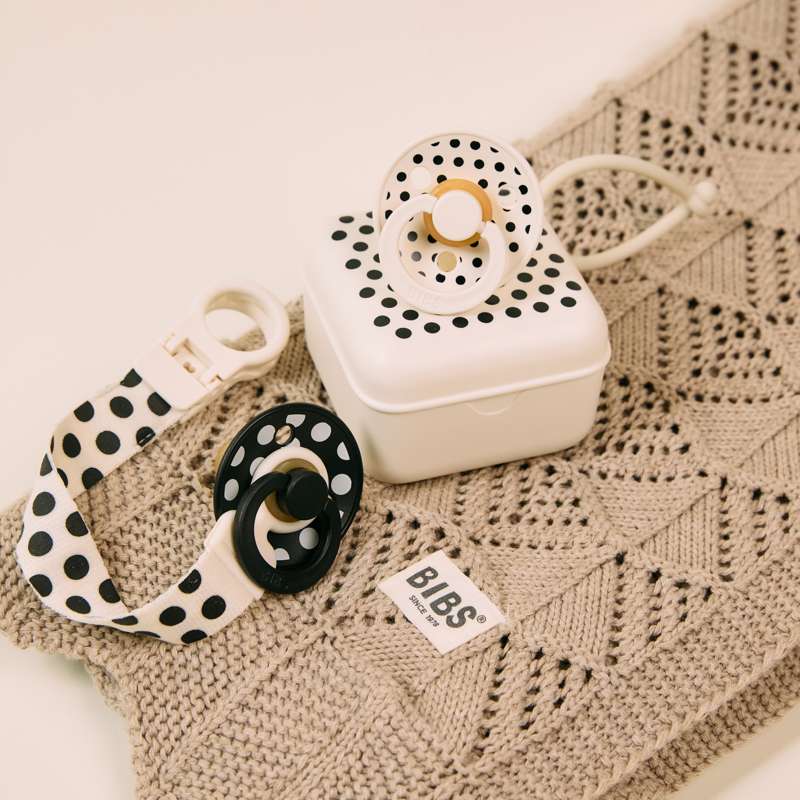 BIBS Accessories - Suttesnor - Loop - Polka Studio - Ivory/Black