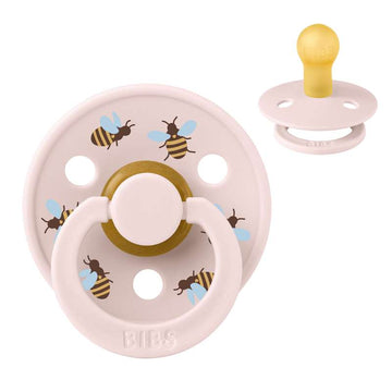 BIBS Rund Colour Sut - Str. 1 - Naturgummi - Bumblebee Studio - Petal