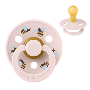 BIBS Rund Colour Sut - Str. 1 - Naturgummi - Studio - Bumblebee - Petal