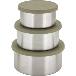 Haps Nordic Steel Trio Madbeholdere - Large - Olive