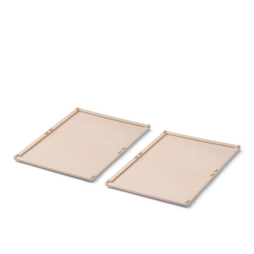 Liewood Weston Låg til Opbevaringsboks - 2 stk. - Medium - Sandy