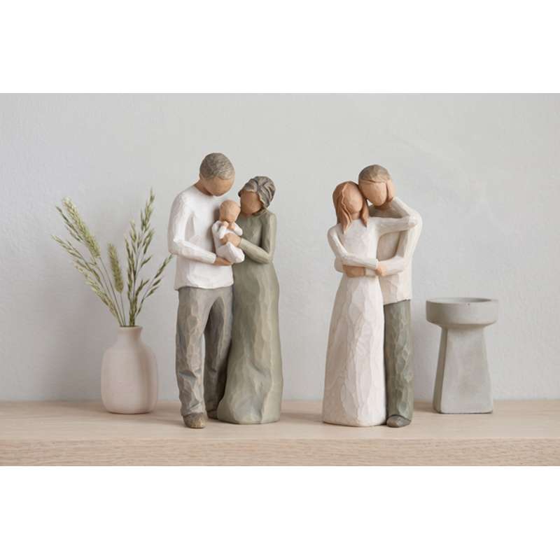 Willow Tree We are Three (mor og far med baby)