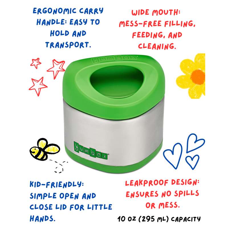 Yumbox Cubi Termo Madbeholder - 295ml - Apple Green