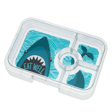 Yumbox Indsatsbakke - Tapas Tray - 4 rum - Shark