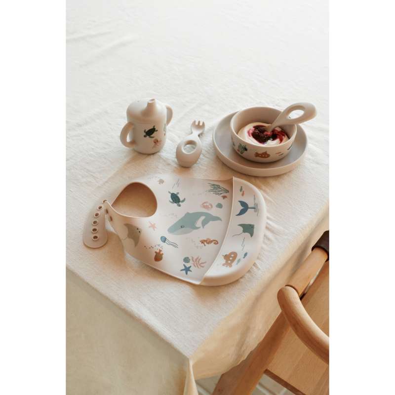 Liewood Tilda Hagesmække - 2-pak - Silikone - Sea Creature/Sandy