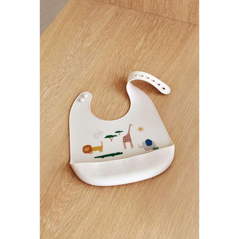 Liewood Tilda Hagesmække - 2-pak - Silikone - Safari/Sandy Mix