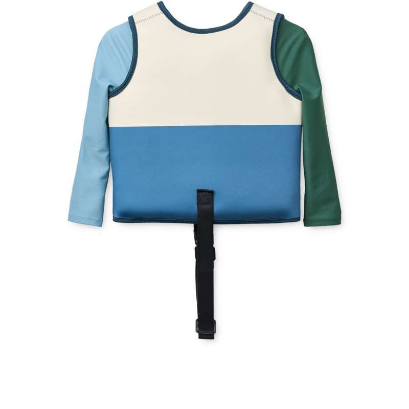 Liewood Dove Badevest med Ærmer - Riverside Multi Mix