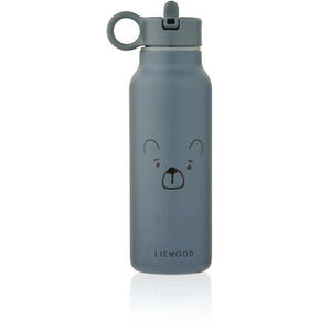 Liewood Falk Drikkeflaske - Rustfrit Stål - 350ml - Mr. Bear/Whale Blue
