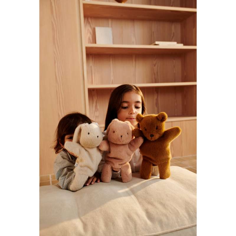 Liewood Honor Hånddukke - Bamse - Golden Caramel