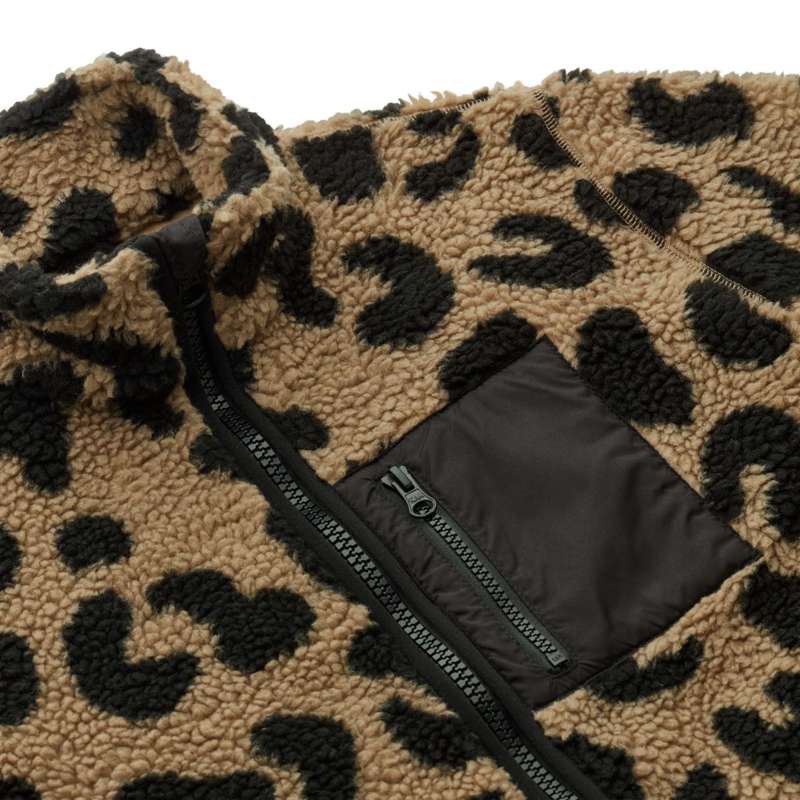 Liewood Nelson Fleecejakke - Voksen - Mega Leo/Oat Mix