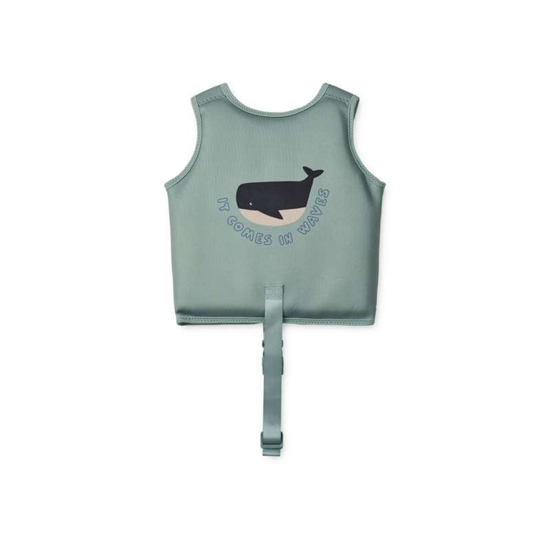 Liewood Dove Badevest - It Comes in Waves/Peppermint