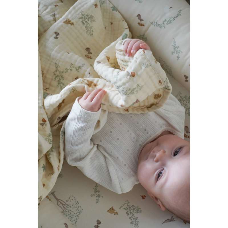Cam Cam Copenhagen Muslin Babytæppe - GOTS - Woodland