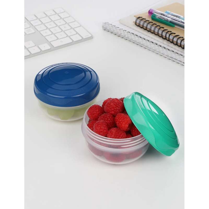 Sistema Snackboks - Portion Pod - 2-Pak - 210ml - Minty Teal/Misty Purple