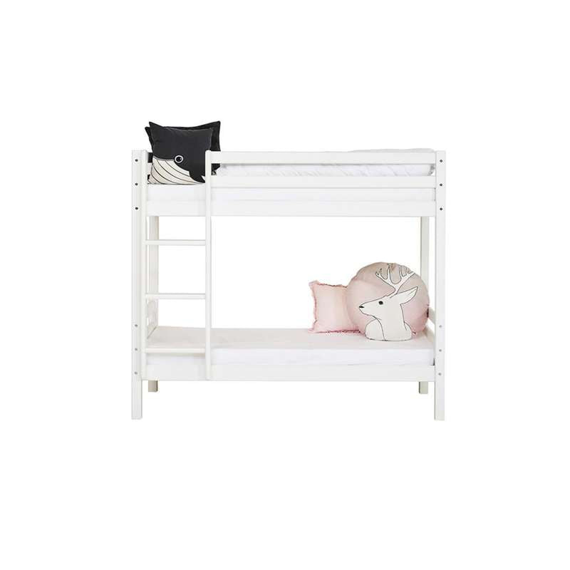 Hoppekids ECO Dream - Køjeseng - 150 cm. - Ikke Delbar - Flere Størrelser - Hvid