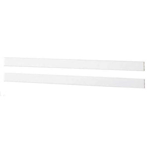 Hoppekids ECO Luxury - Gennemgående Sengehest - Flere Størrelser - Hvid