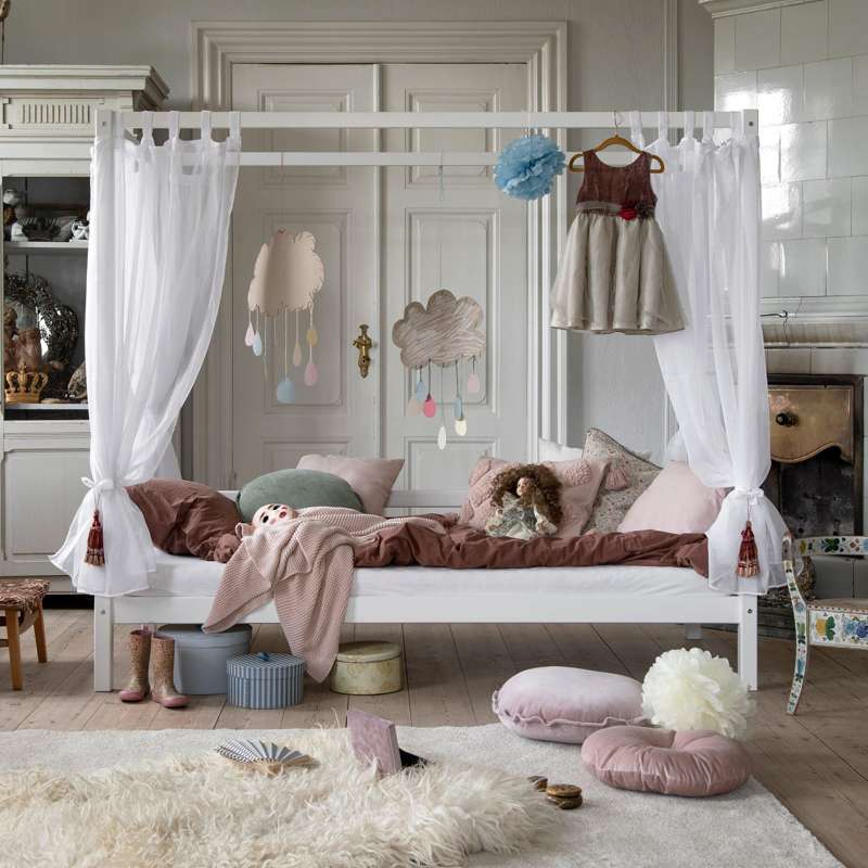 Hoppekids ECO Dream - Himmelseng - Delbar - Flere Størrelser - Hvid