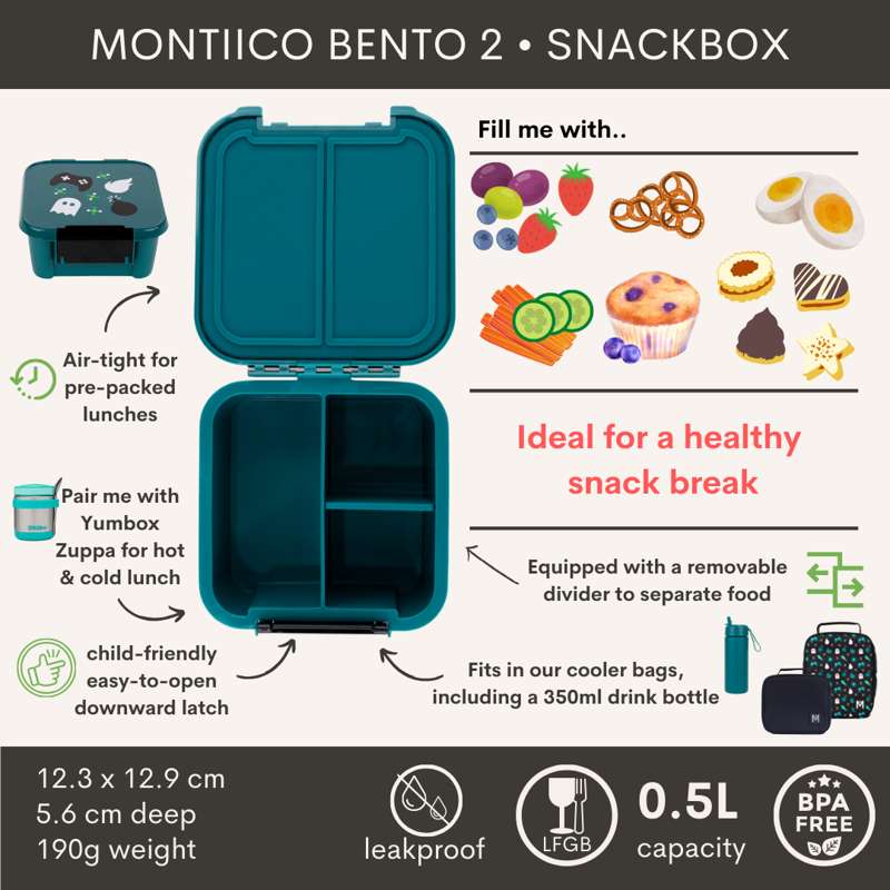 MontiiCo Bento 2 - Snackmadkasse - Game On