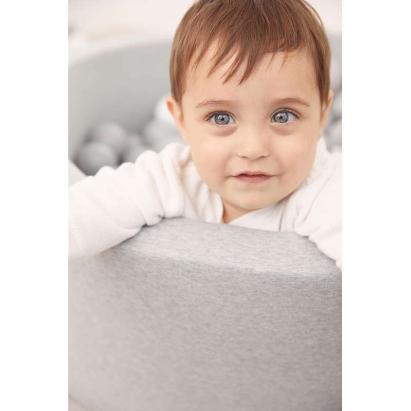 Kid'oh Boldbassin - Grå - m. 100 Bolde - White