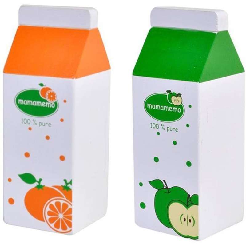 MaMaMeMo Legemad i Træ - Appelsinjuice i Karton