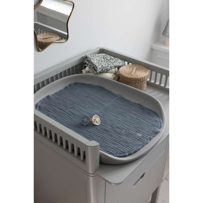 Sebra Puslebordet m. Skuffer - Stone Grey - Bundle 1
