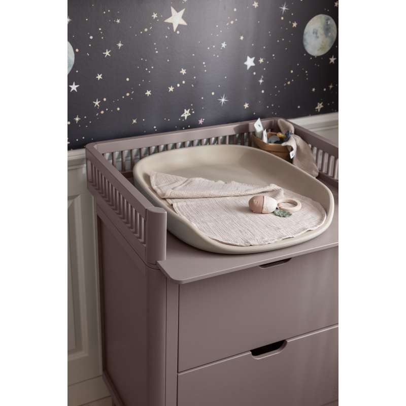 Sebra Puslebordet m. Skuffer - Jetty Beige - Bundle 2