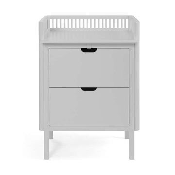 Sebra Puslebordet m. Skuffer - Stone Grey