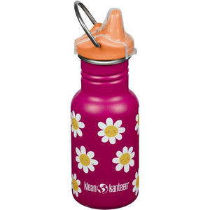 Klean Kanteen Classic Drikkedunk - Kid SippyCap - 355ml - Happy Flowers