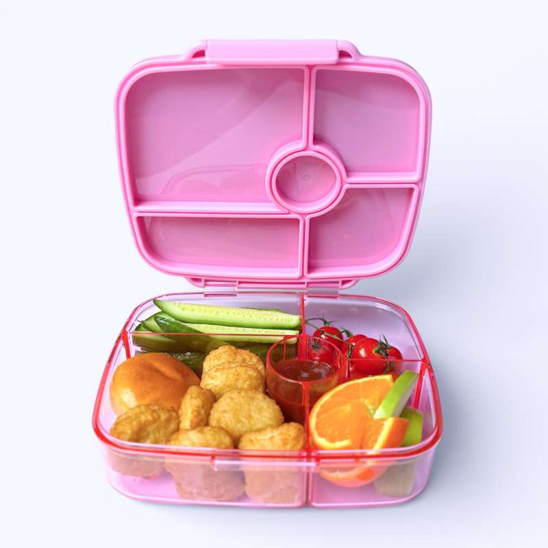 Yumbox Madkasse - Go - 5 rum - Sidney Pink