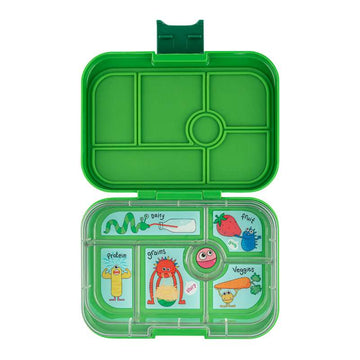 Yumbox Madkasse - Original - 6 rum - Jurassic Green/Funny Monsters