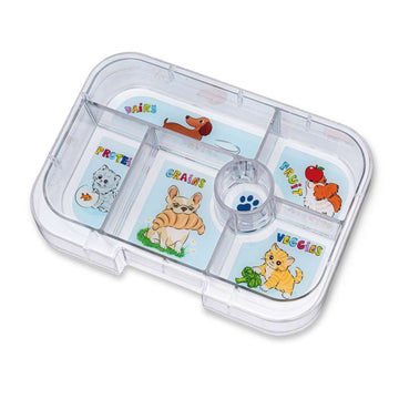 Yumbox Indsatsbakke - Original Tray - 6 rum - Cats and Dogs