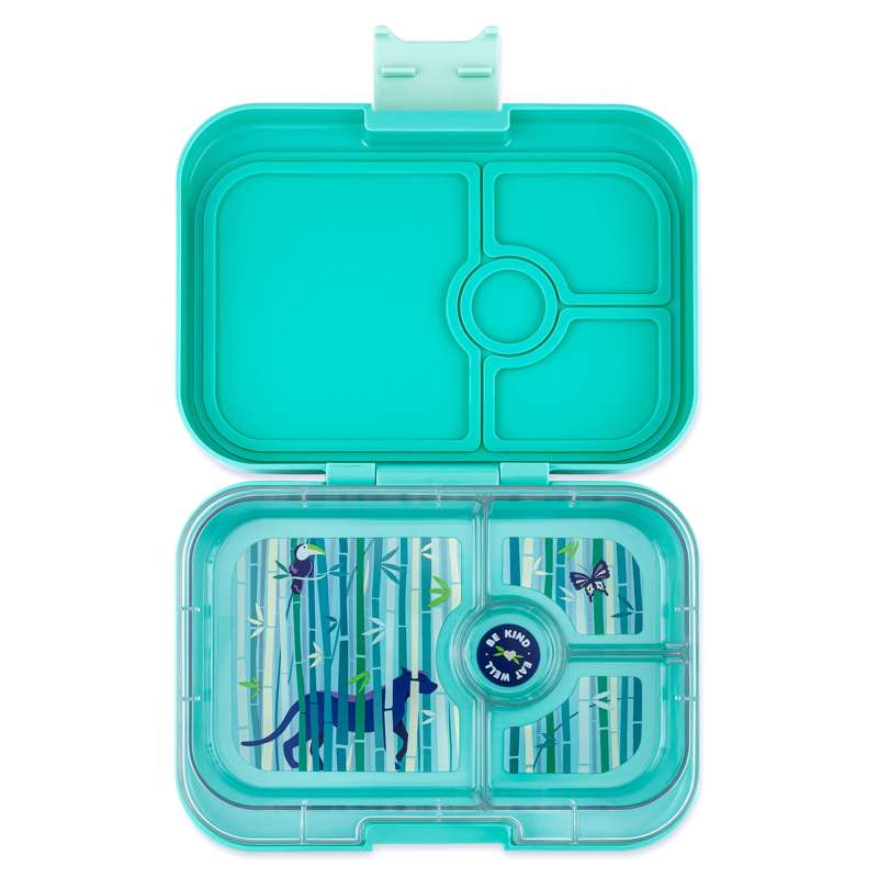 Yumbox Madkasse - Panino - 4 rum - Tropical Aqua/Panther