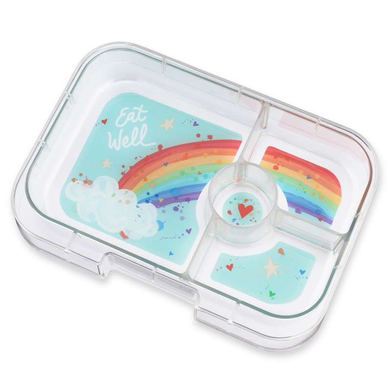 Yumbox Indsatsbakke - Panino Tray - 4 rum - Rainbow