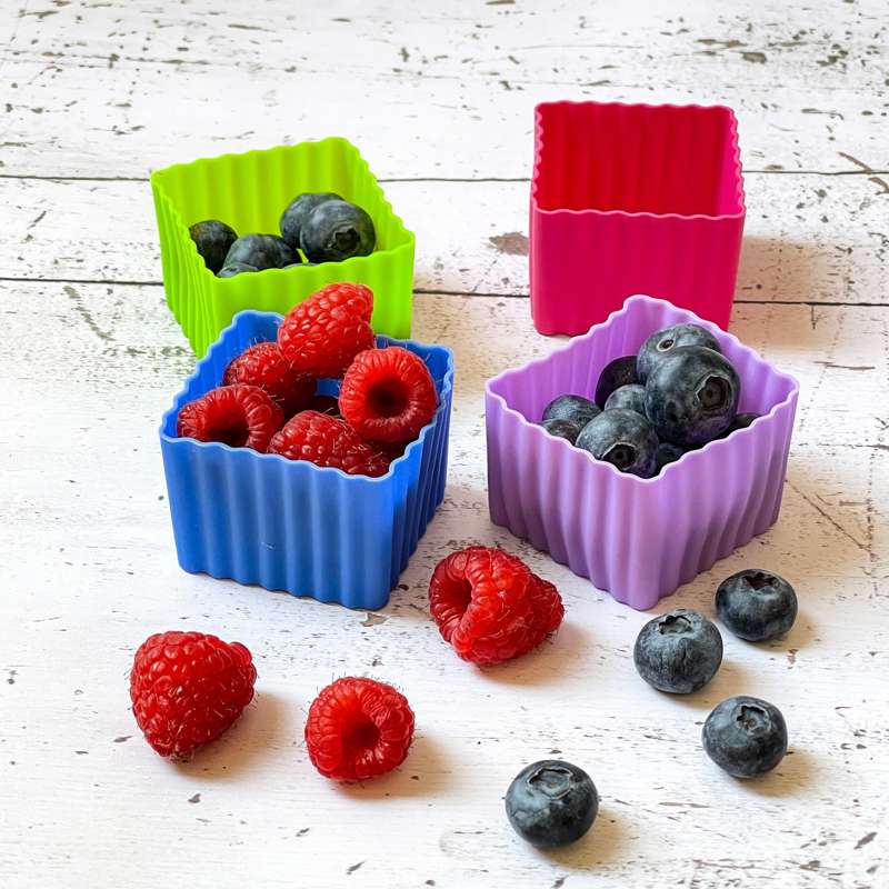Yumbox - Silikoneforme til Madkassen - 8 stk. - Multifarvet