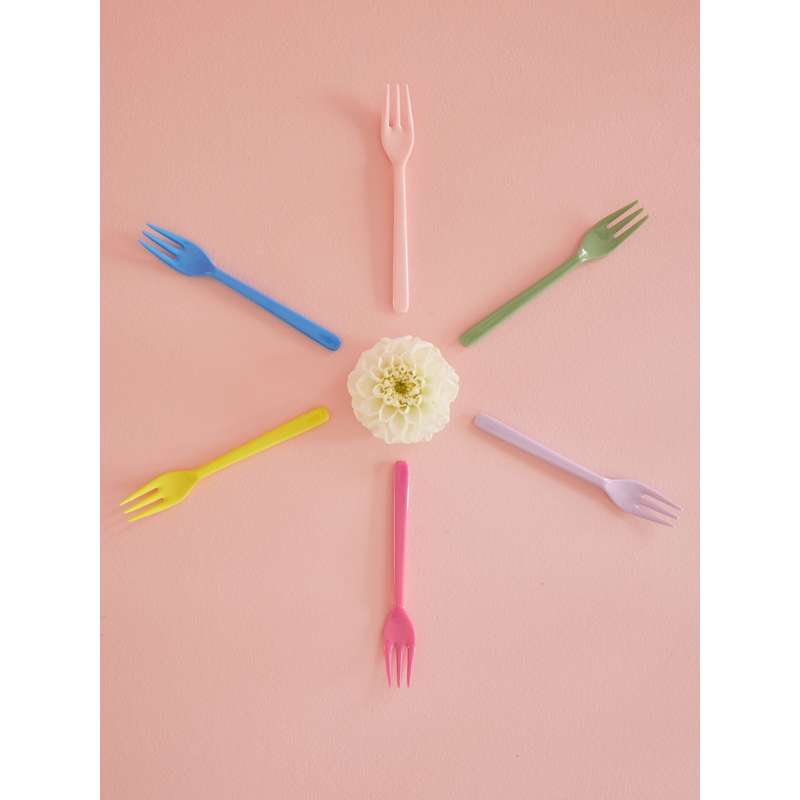 RICE Kagegafler - 6-pak - Multicolor