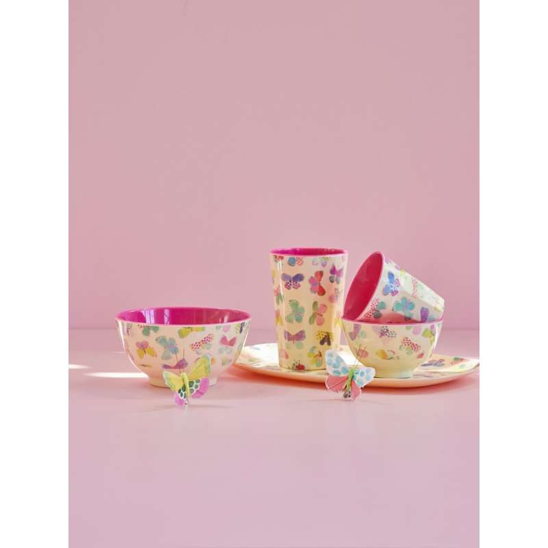 RICE Kop - Medium - Butterfly - Pink